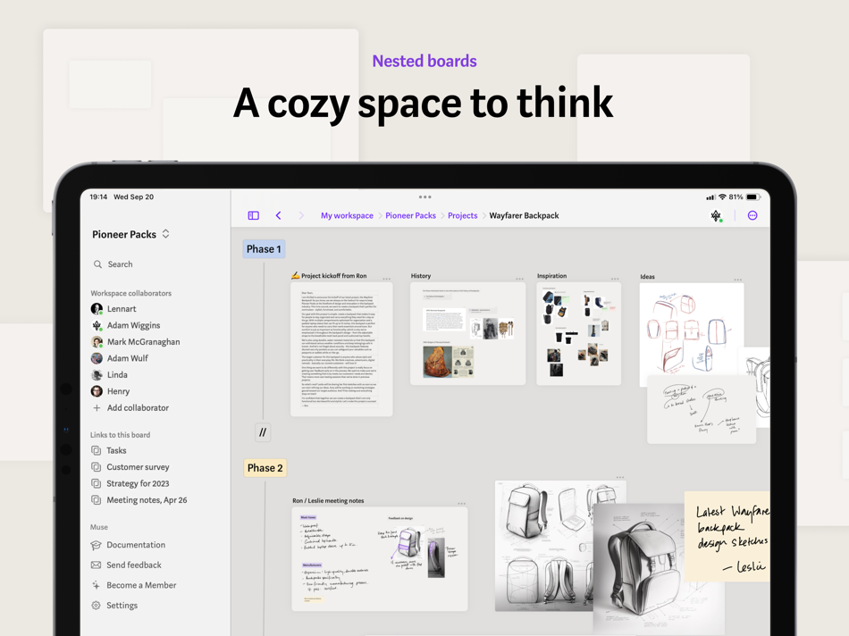 #1. Muse — canvas for ideas (macOS) 由: Milestone Made, LLC