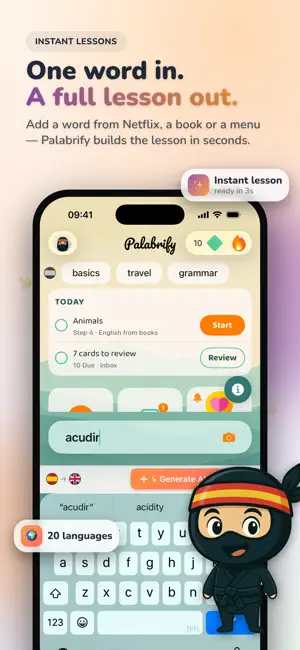 Palabrify: Vocabulary Builder screenshot 1