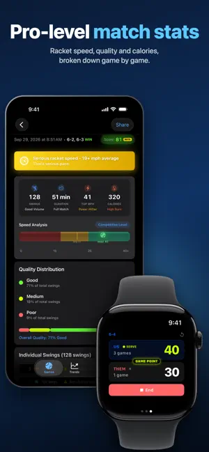Padel Score Tracker-PadelWatch screenshot 3