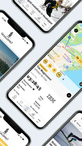The official Vasaloppet app screenshot