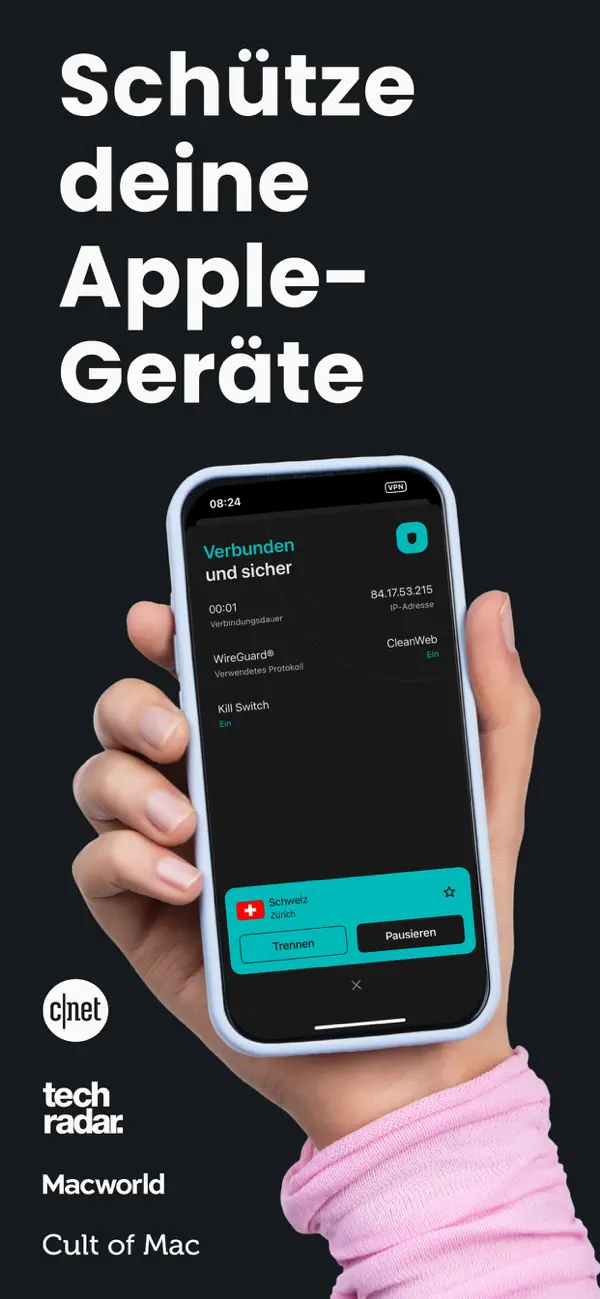 Surfshark VPN iPhone App Screenshot 2 – Produktivität
