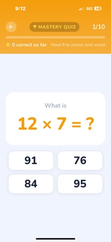 Multiplication Unlocked screenshot