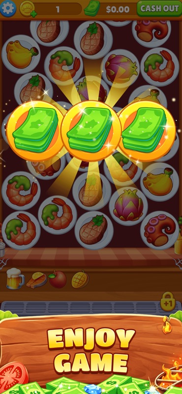 Grill Drop Master: Food Shelf screenshot 3
