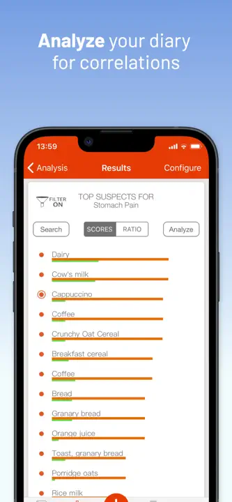 mySymptoms Food Diary: Screenshot 4 von 8