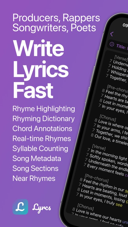 Lyrcs: Write Lyrics Poetry Rap