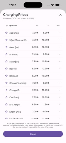 EnergyTrack: Fuel & EV Screenshot 9 of 9