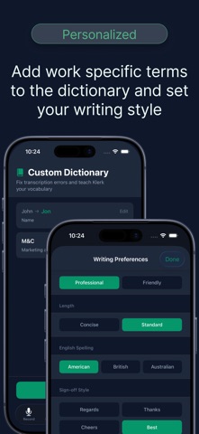 Klerk: Speech to Text screenshot