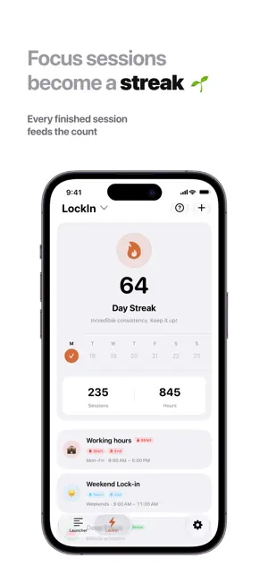 LockIn: App Launcher & Blocker screenshot 2