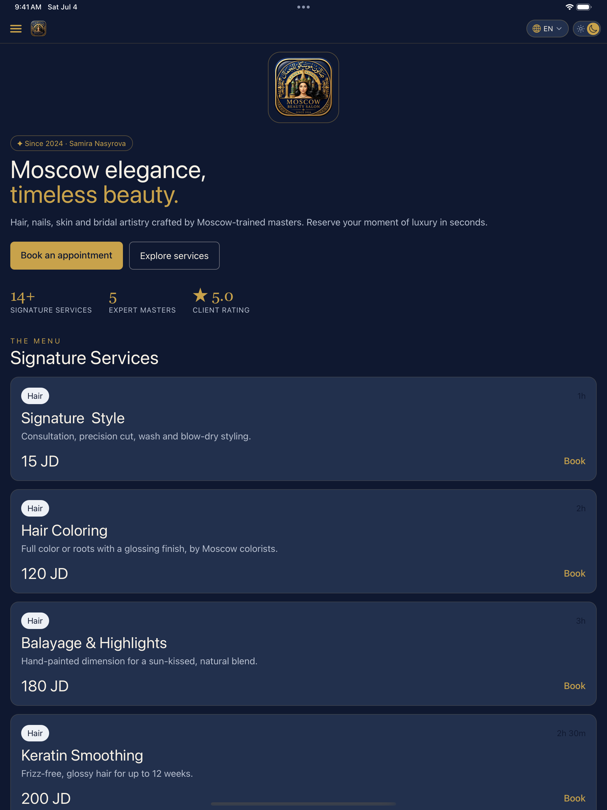Moscow Beauty Salon screenshot 6