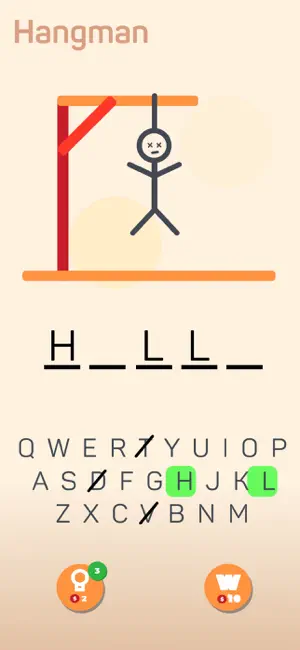 Hangman Clash screenshot 1