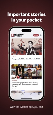 Important Stories iPhone screenshot