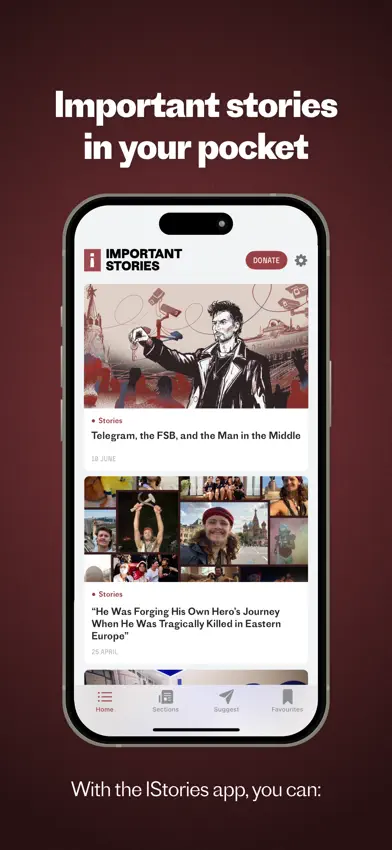 Important Stories screenshot 1