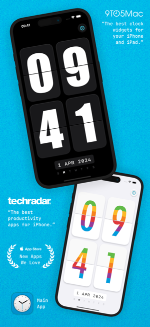 ‎McClockface: Flip Clock Screenshot