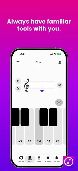 Pocket Pitch - The Singer App screenshot 2