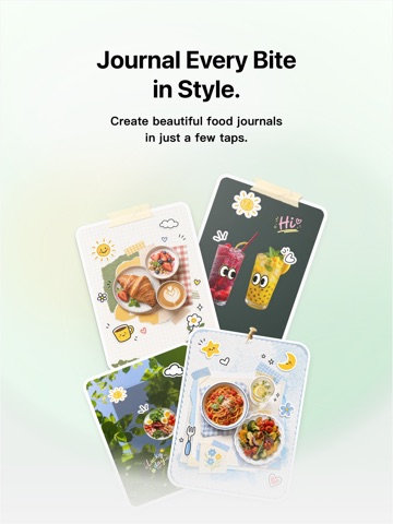 Yommi: AI Food Journal & Log iPad screenshot