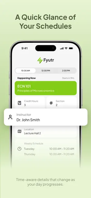 Fyutr - Student Calendar screenshot 2