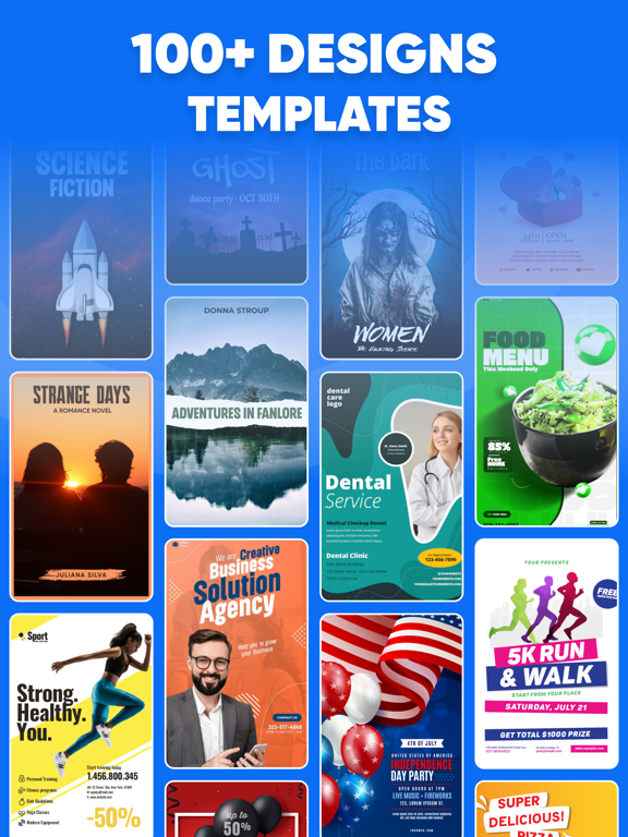 Poster Maker: & Flyer Maker iPad screenshot 3 - Graphics & Design app