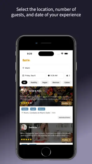 Eat In - Private Chefs screenshot 2