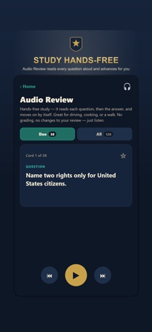 US Citizenship Test 2026 Study Screenshot 7 of 8