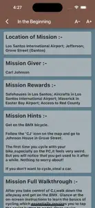 GTA San Andreas cheat codes SA screenshot #5 for iPhone