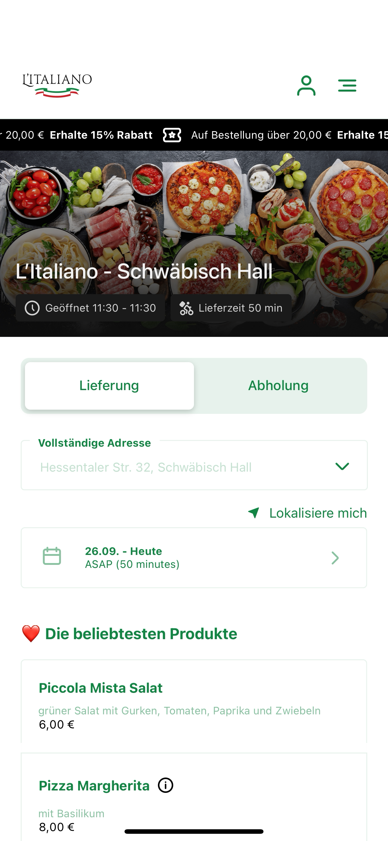 L’Italiano - Schwäbisch Hall screenshot 3
