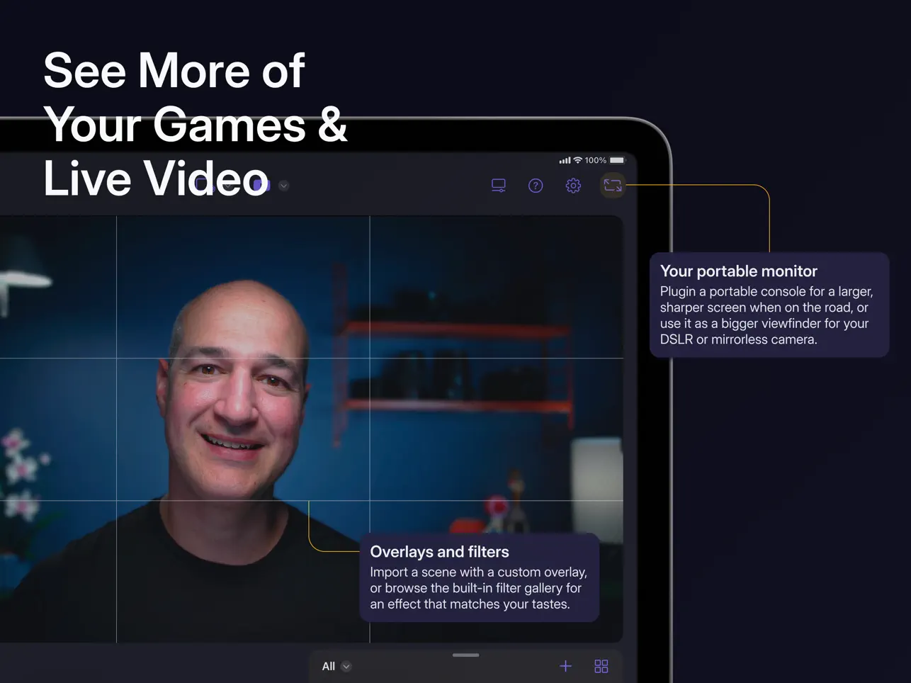 #3. Camo Studio – Stream & Record (iOS) Bởi: Reincubate
