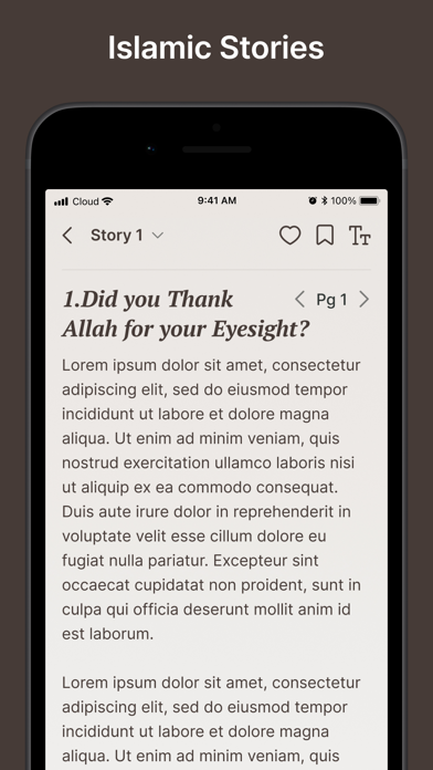 Screenshot #3 pour Islamic & Muslim Stories App