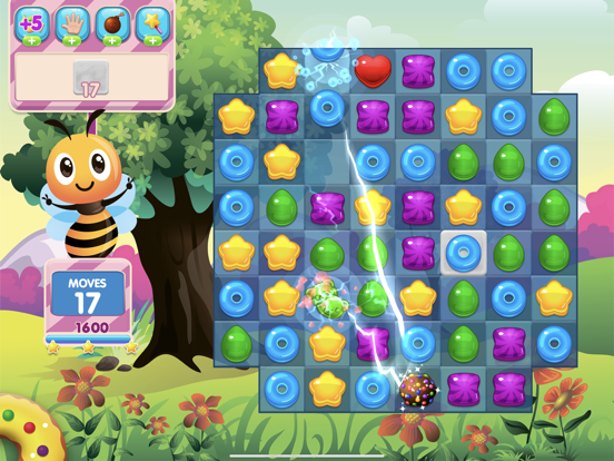 Bee Rush: Match 3 Candy Puzzle
