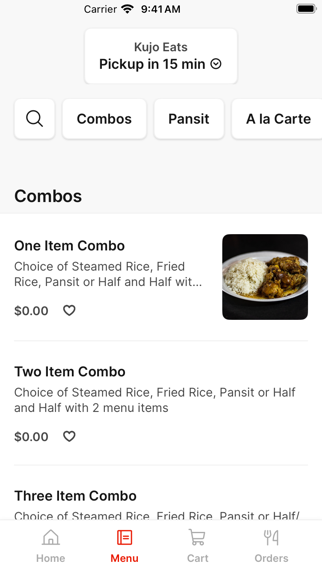 Kujo Eats app screenshot 2