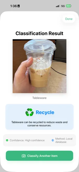Smart Waste Classifier screenshot 4