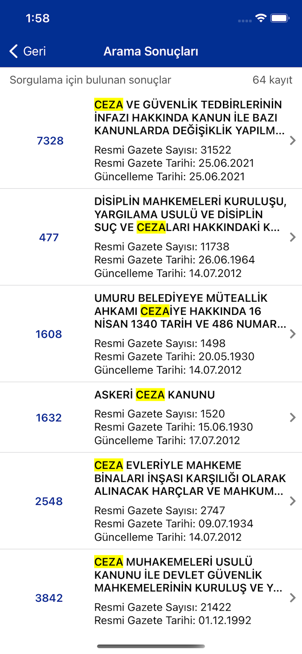 UYAP Mevzuat