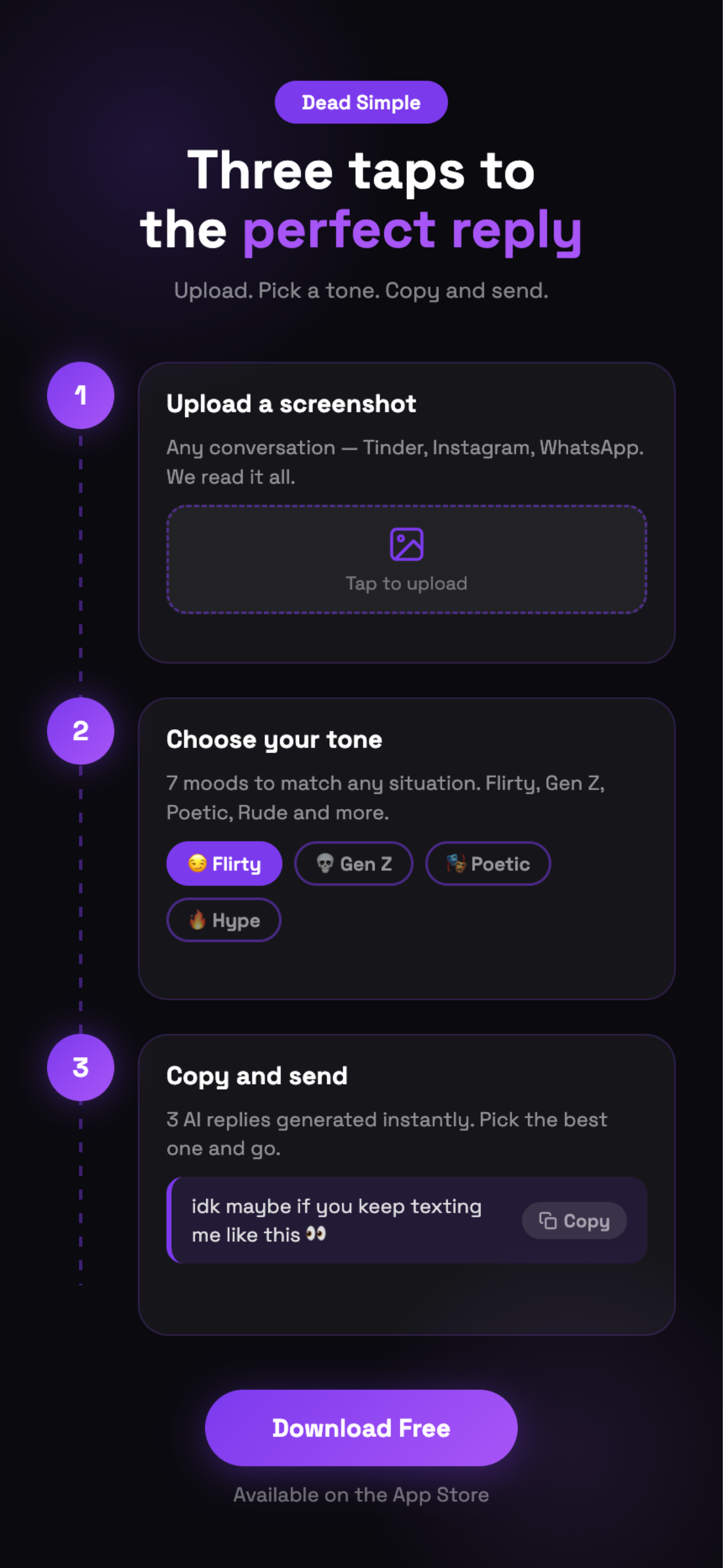 Charisme: AI Reply & Rizz screenshot 4