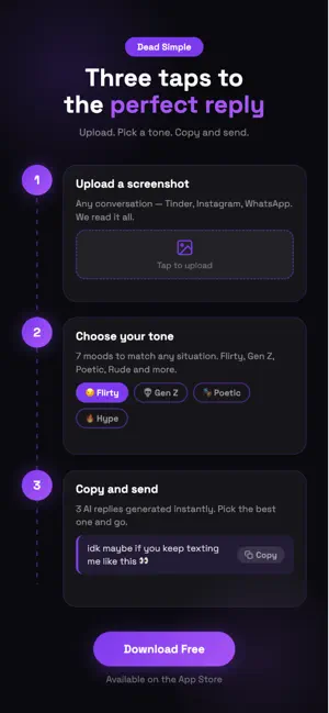Charisme: AI Reply & Rizz screenshot 4