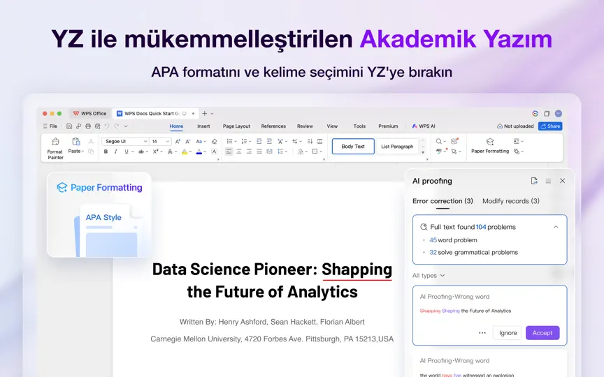 WPS Office: AI Doc, PDF, Sheet iPhone Ekran Görüntüsü 4