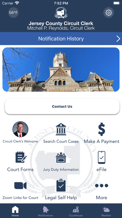 Jersey Circuit Clerk IL Screenshot