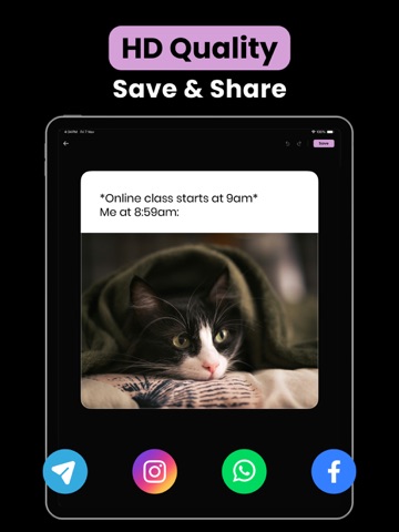 Meme maker, Generator - MemeZ iPad screenshot