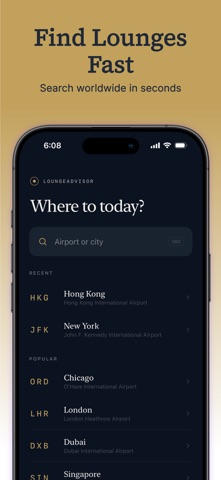 LoungeAdvisor: Airport Lounges iPhone screenshot