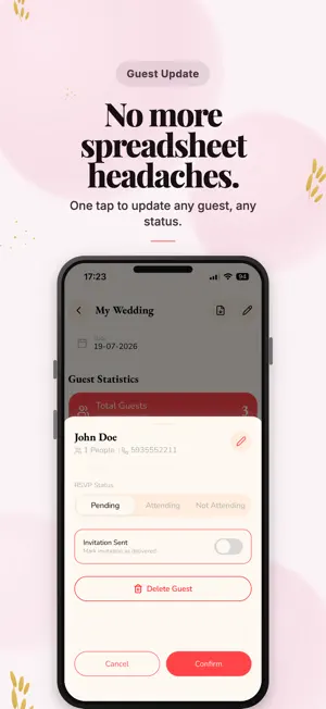 Vernans: Wedding Guest List screenshot 3