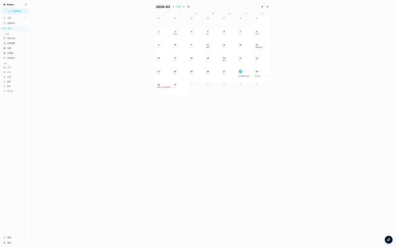 Polaris Todo screenshot