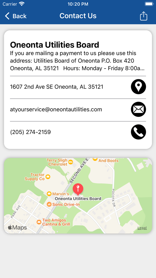 #3. Oneonta Utilities (iOS) Bởi: Utilities Board of the City of Oneonta Alabama