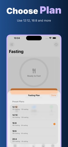 Fast Rhythm: Fasting & Sleep iPhone screenshot