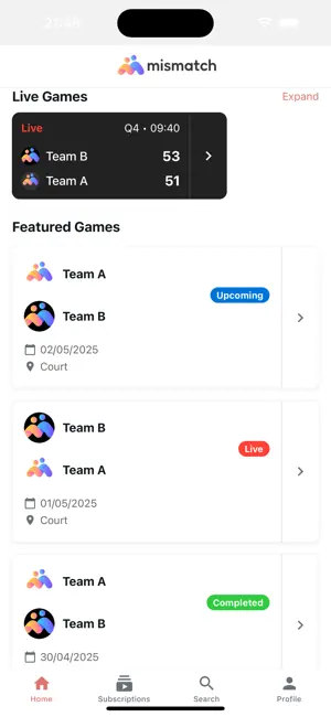 Mismatch GameDay screenshot 2