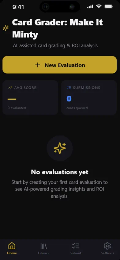 Card Grader: Make It Minty screenshot 1