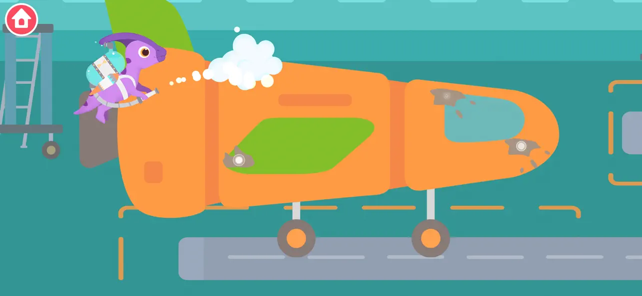Screenshot #1 pour Jeux Aéroport Dinosaure