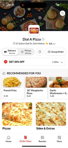 Dial A Pizza St.Helens screenshot