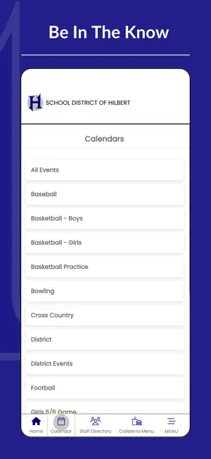 School District of Hilbert screenshot 2