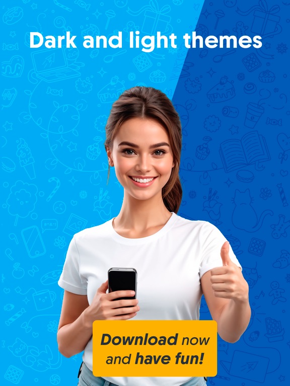 Hype Style for Telegram iPad screenshot 6 - Social Networking app