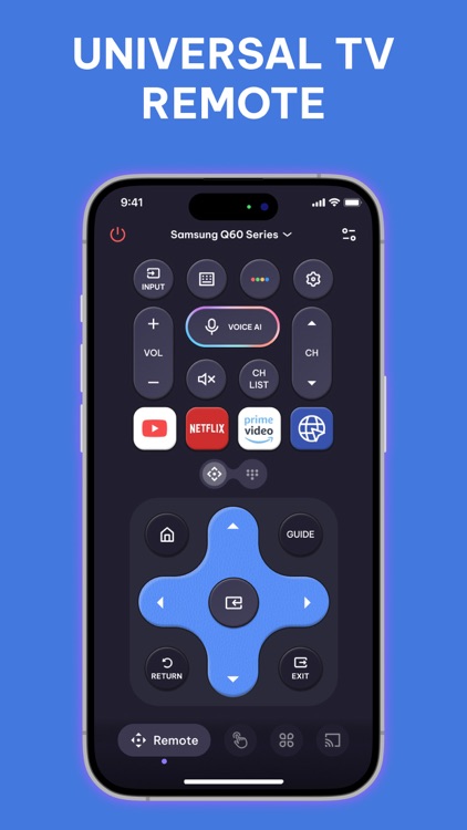Universal TV Remote Voice AI