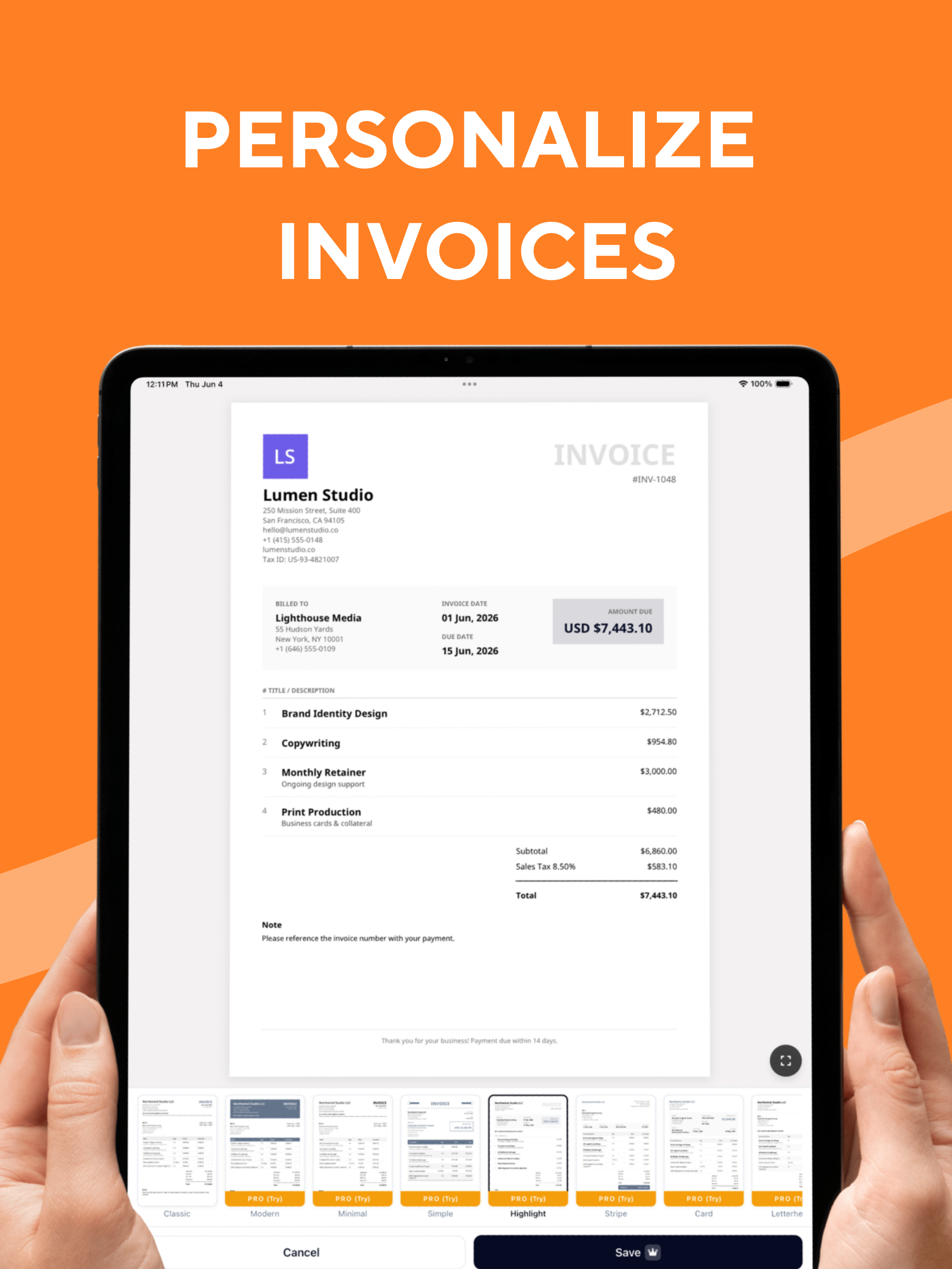 Invoice Maker & Estimates App screenshot 11