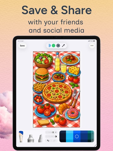Cozy Coloring Book - Colixo iPad screenshot